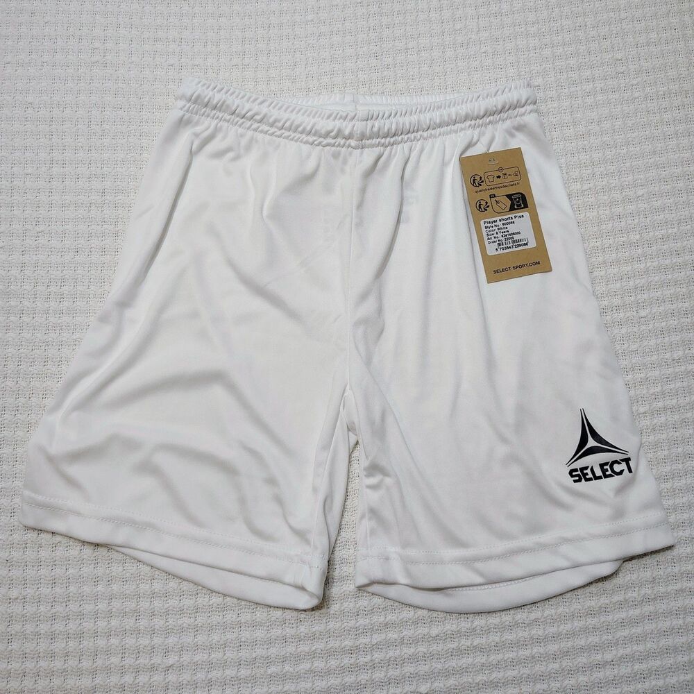 Select-Sport White Youth Shorts Sz 8 Basketball Soccer Sports Running